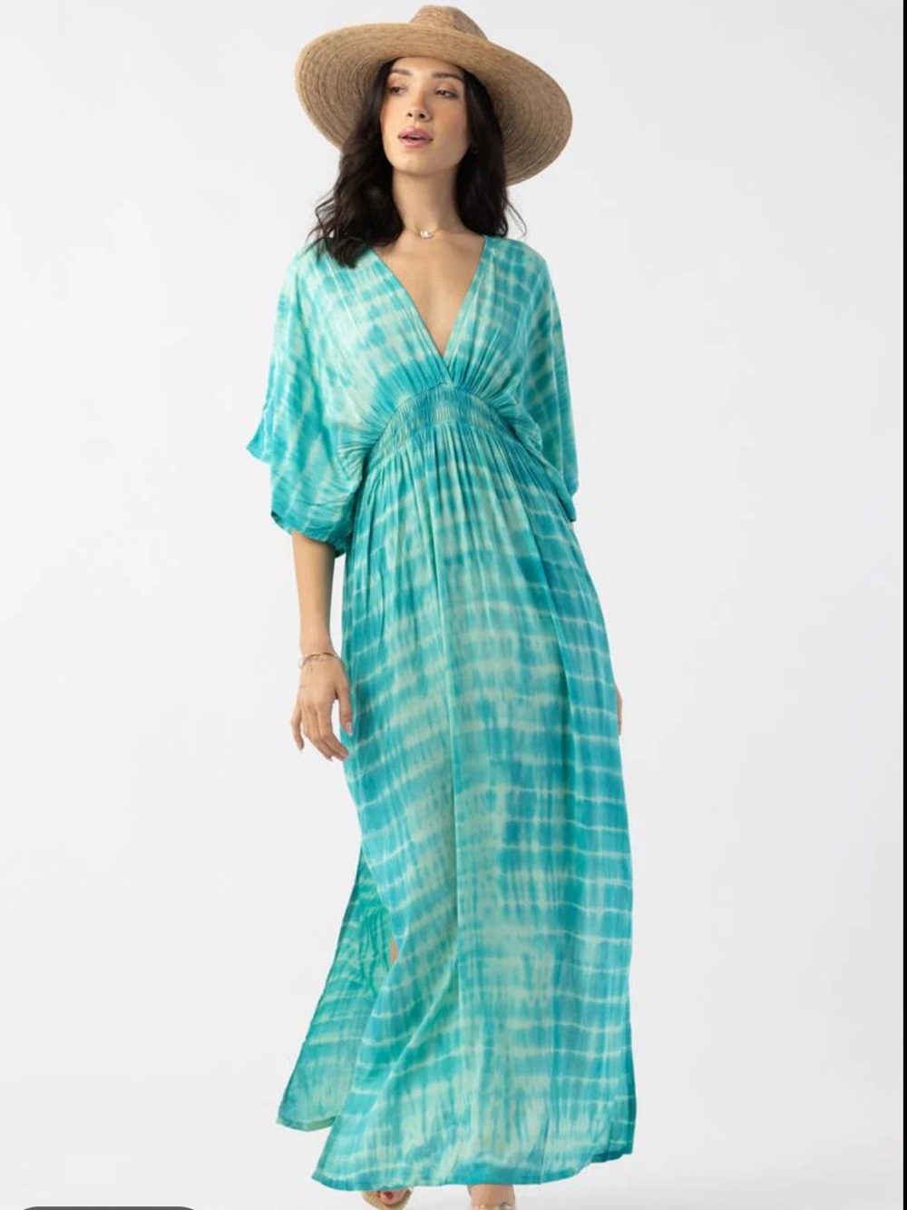 Coco Kai Kawaii V-neck tie‎ dye dress